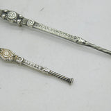 Edward VII Sterling Silver Graduating Coronation Spoons Set Antique London
