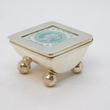 Sterling Silver Queen Victoria Stamp Box Vintage c1970s