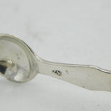 Scottish George III Sterling Silver Sugar Tongs Antique Edinburgh c1790