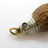 19th Century Nut Form 'Memories of Tenby' Stanhope Propelling Pencil Antique