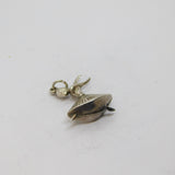 Sterling Silver Dancing Lady Or Ballerina Charm Pendant Vintage c1970