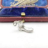 Sterling Silver Little Boot Charm Pendant Vintage c1970