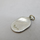 Canadian Montreal Olympics Sterling Silver Enamel Charm Pendant Vintage 1976