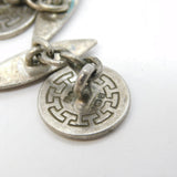Sterling Silver 'Tea Research Institute' Pair of Cufflinks Antique 1932