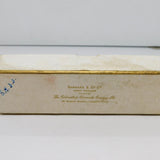 Edwardian Garrard & Co Ltd Card Jewellery Box White & Gilt Antique c1910