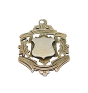 Sterling Silver Fob Medal Antique Hallmarked 1911 Birmingham