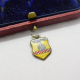 Sterling Silver Neuenrade Crest Charm Pendant Vintage c1970