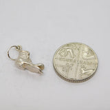 Sterling Silver Clowns Shoe Charm Pendant Vintage c1970