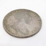 King William III Silver 3rd Bust Crown Coin Antique 1700 Fair Condition