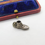Sterling Silver Boot Charm Pendant Vintage c1970