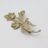 Sterling Silver Tulip Flower Form Spray Brooch Pin Vintage c1970