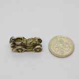 Sterling Silver Opening Motor Car Charm Pendant Vintage c1970