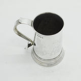 George III Sterling Silver Pint Tankard Antique 1796 London Peter & Ann Bateman