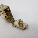 Sterling Silver Couple in the Church Opening Charm Pendant Vintage c1970
