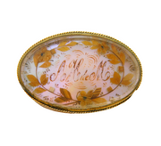George III 9ct Gold Cased & Pearl Floral Diorama Mourning Brooch Antique