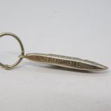Sterling Silver Queen Elizabeth II Ship Charm Pendant Vintage c1970