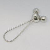 Sterling Silver Novelty Mickey Mouse Baby Rattle Vintage 2003 London