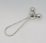 Sterling Silver Novelty Mickey Mouse Baby Rattle Vintage 2003 London
