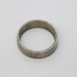 Nickel British Caribbean Territories Coin Ring Conversion Vintage 1964