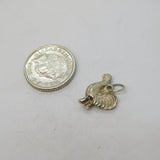 Sterling Silver Turkey Charm Pendant Vintage c1970s