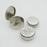 Victorian Sterling Silver Three-Part Travelling Pomander Antique 1865 London