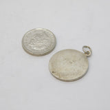 Sterling Silver St Christopher Travel Charm Pendant Vintage c1970s