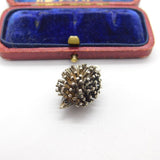 Sterling Silver Prickly Hedgehog Charm Pendant Vintage c1970