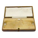 Edwardian Tooled Leather Bracelet Jewellery Display Box Antique c1910s