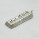 Sterling Silver Bullion Bar Ingot Pendant Vintage 1977 Sheffield