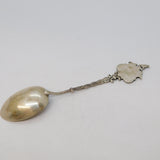 Edwardian Sterling Silver & Enamel 'Illawalla' Souvenir Spoon Antique 1907