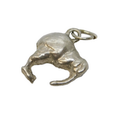 Sterling Silver Kiwi Bird Charm Pendant Vintage c1970