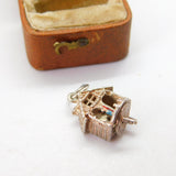 Sterling Silver Weathervane Fair or Bad Rotating Charm Pendant Vintage c1970