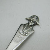 Art Deco Boxed Sterling Silver Admiral Nelson Commemorative Spoon Antique