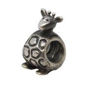 Sterling Silver Giraffe Charm Pendant Vintage c1970