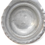 17th Century Pewter Naval Rum or Caddy Spoon Antique 1699 Ship Pattern