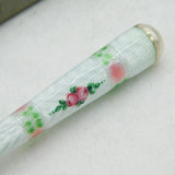20th Century Boxed .935 Silver & Enamel Bookmark & Seal Set Antique c1920s
