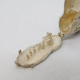 Large Sterling Silver Family in the Shoe Charm Pendant Vintage 1966 Birmingham