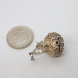 Sterling Silver Opening Wine Jug Charm Pendant Vintage c1970