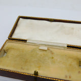 Edwardian Tooled Leather Bracelet Jewellery Display Box Antique c1910s