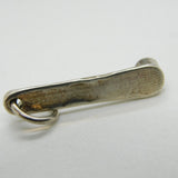 Sterling Silver and Blue Topaz Drop Charm Pendant Vintage c1970