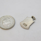 Sterling Silver Enamel Sagittarius Zodiac Charm Pendant Vintage c1970