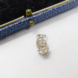 Sterling Silver William Shakespeare Bust Head Charm Pendant Vintage c1970