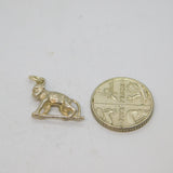 Sterling Silver Climbing Monkey Charm Pendant Vintage c1970