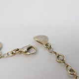 Sterling Silver Shimmering Leaf Drop Bracelet Vintage c1970s