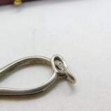 Italian Sterling Silver Pair of Pliers Drop Pendant Vintage c1980