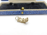 Sterling Silver Baby in the Weighing Scales Charm Pendant Vintage c1970