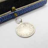 Sterling Silver Canadian King George V Canadian Charm Pendant Antique c1920