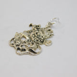 Sterling Silver Studio Style Abstract Fantasy Charm Pendant Vintage c1970