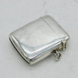 Edwardian Sterling Silver Enamel Pacific Steam Company Vesta Case Antique 1905