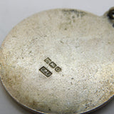 Large Sterling Silver St Christopher Pendant Medallion Vintage 1977 Birmingham